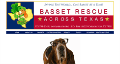 Desktop Screenshot of bassetrescueacrosstexas.org